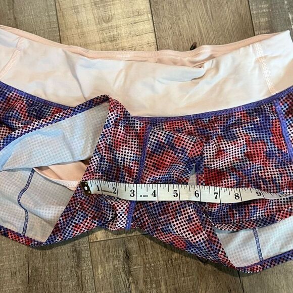 Lululemon Speed Shorts in Checker
Blooms Multi Minty Pink Womens
Size 8 - Picture 9 of 11